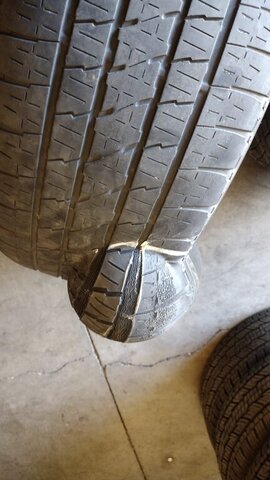 Damaged Tire Sidewall Bulge 003 — VDK Tire Shop