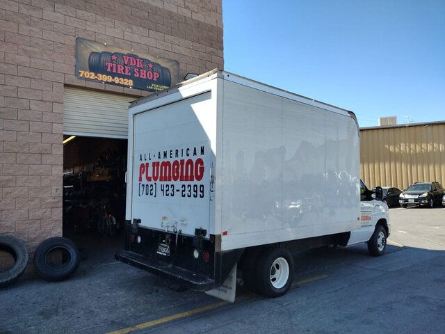 All American Plumbing Truck 061 — VDK Tire Shop
